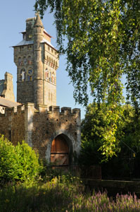 Clock-tower, Cardiff Castle, Wales